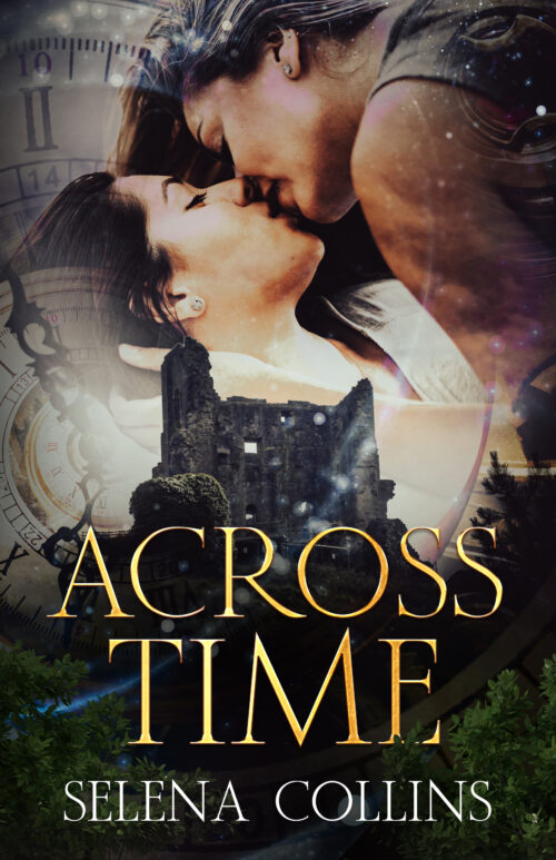 Book cover over Across Time by Selena Collins
