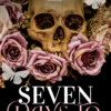 Book cover for Seven Days to Midnight showing a skull surrounded by pink roses and moths with the author name Selena Collins and text Seven Days to Midnight